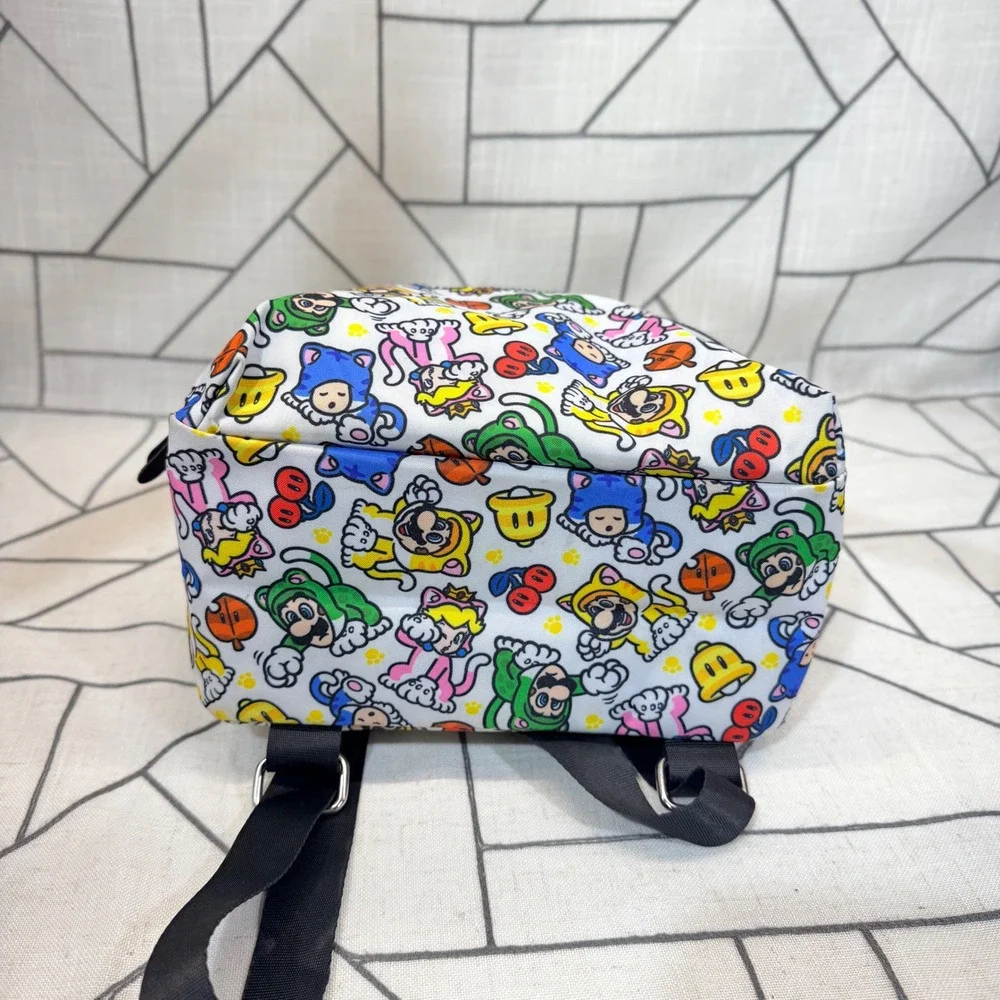 Controller Gear Super Mario 3D World Mini Backpack White Cat Suit All Over Print